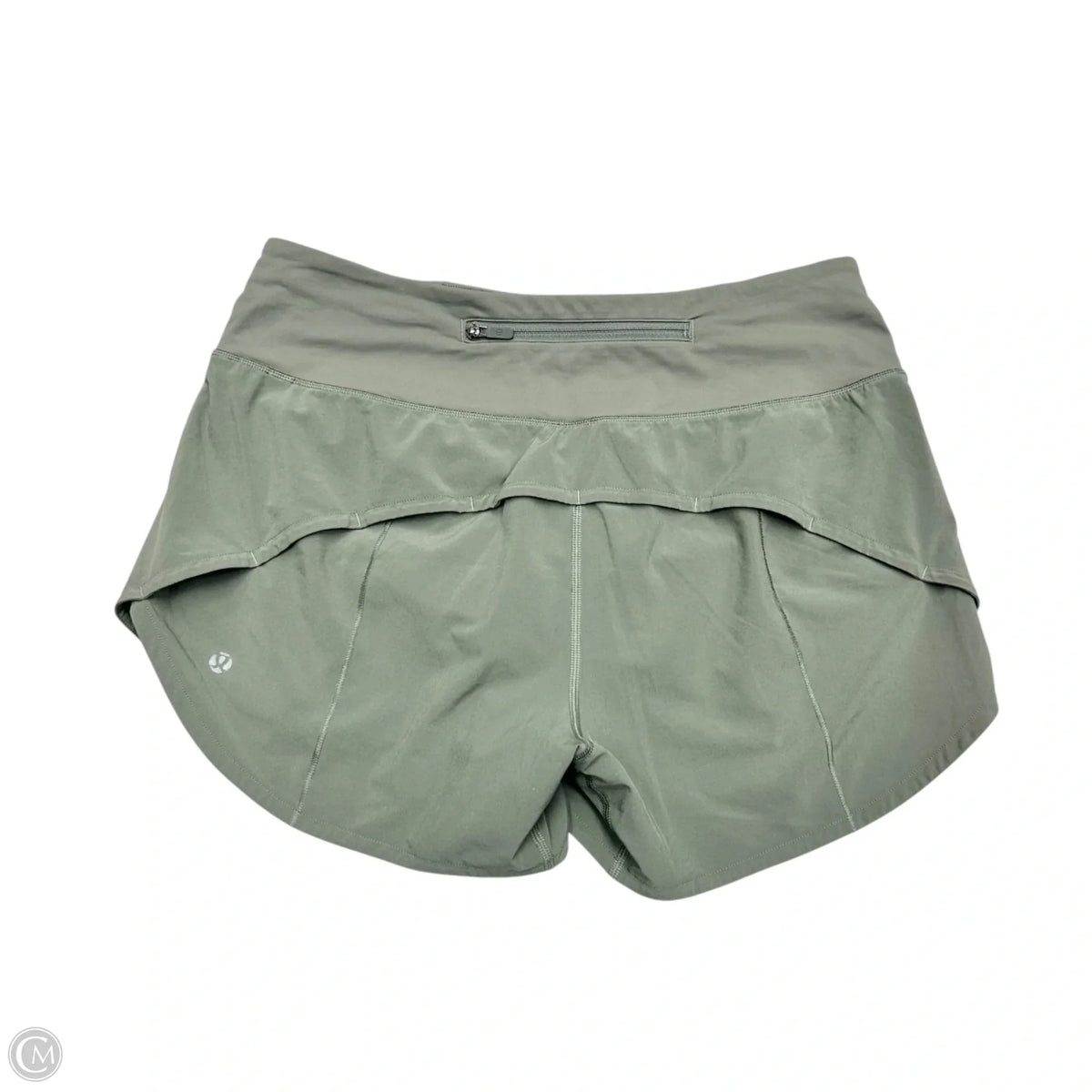 Athletic Shorts By Lululemon In Green, Size: St