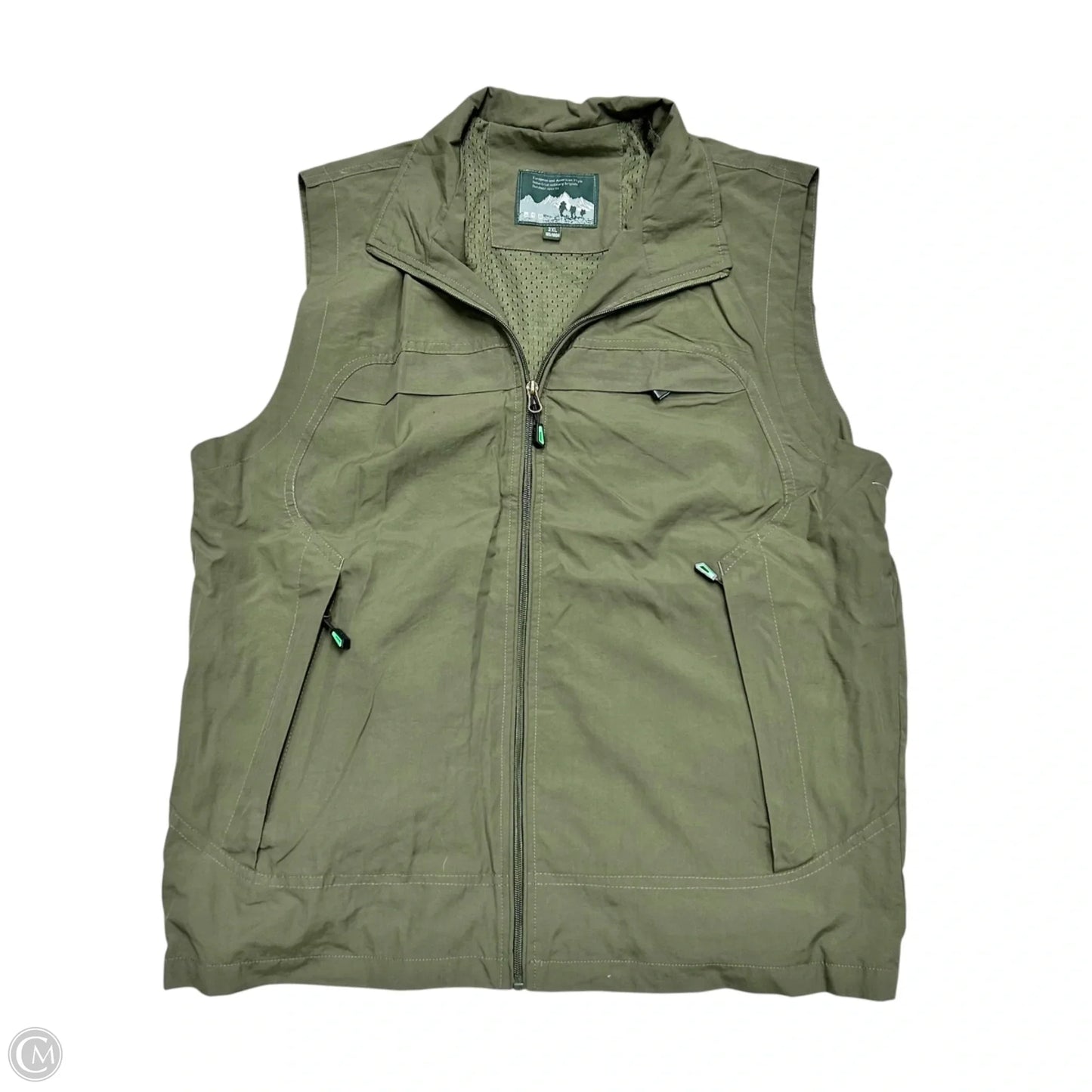 Vest Other In Green, Size: 2x