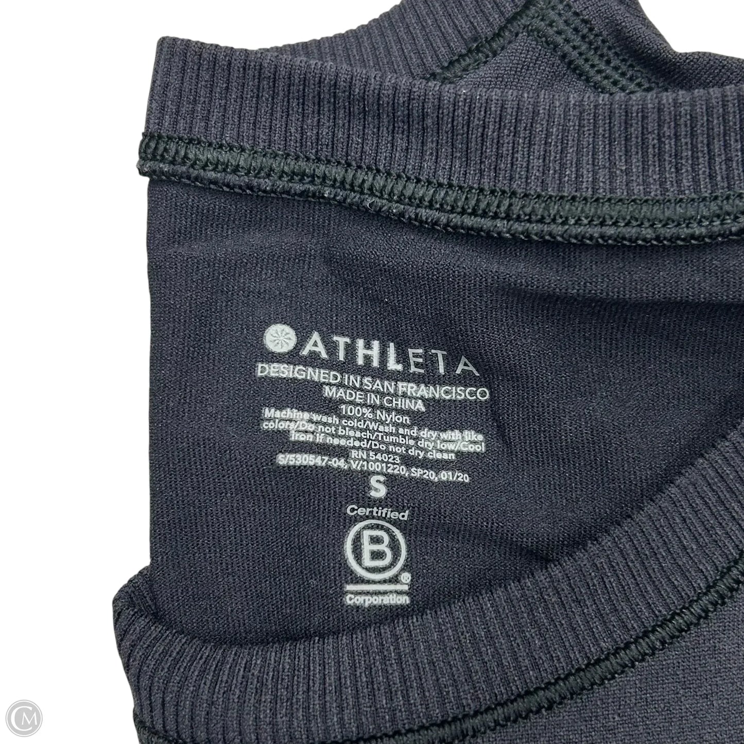 Athletic Tank Top By Athleta In Black, Size: S
