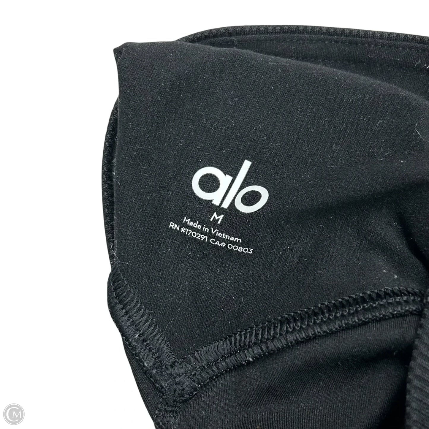Athletic Leggings By Alo In Black, Size: M