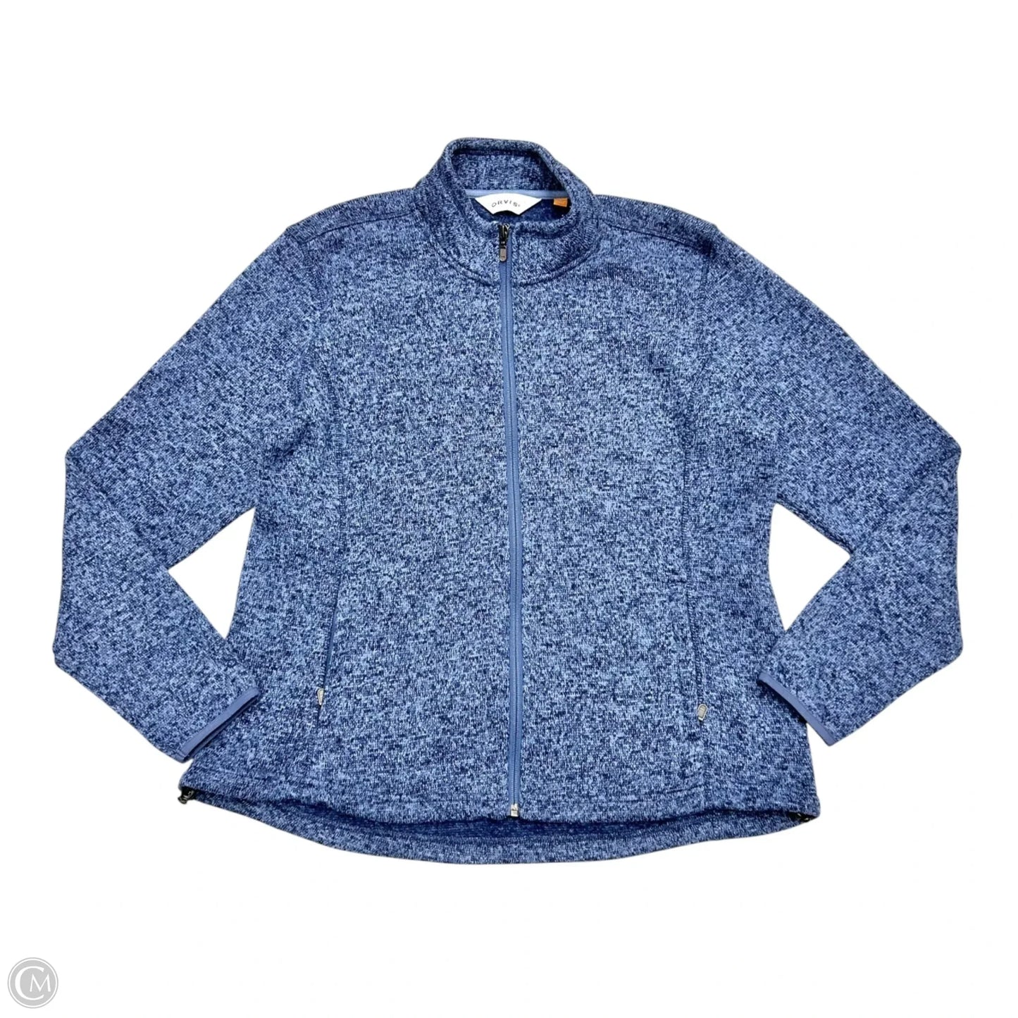Jacket Fleece By Orvis In Blue, Size: L