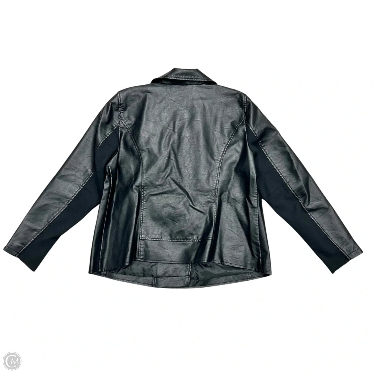 Jacket Moto By Lane Bryant In Black, Size: 2x