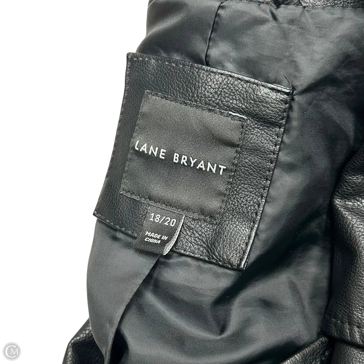 Jacket Moto By Lane Bryant In Black, Size: 2x