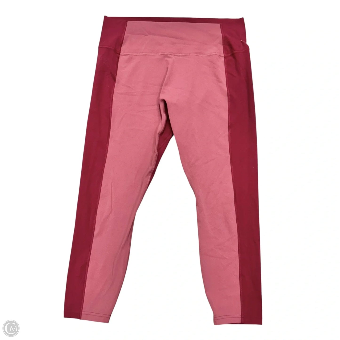 Athletic Leggings By Athleta In Pink, Size: Xl