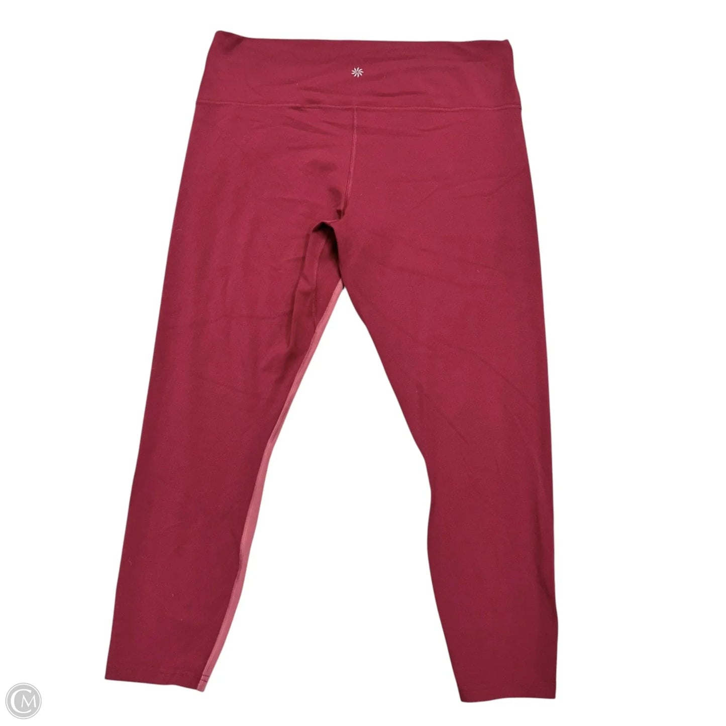Athletic Leggings By Athleta In Pink, Size: Xl