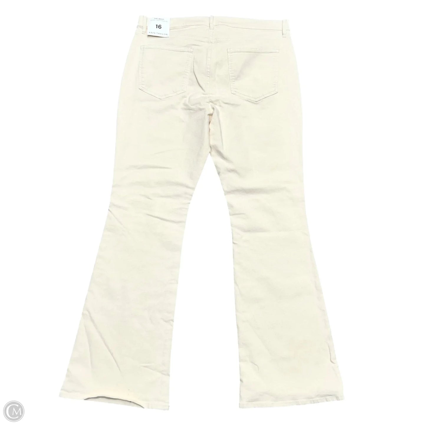 Pants Boot Cut By Ann Taylor In Cream, Size: 16