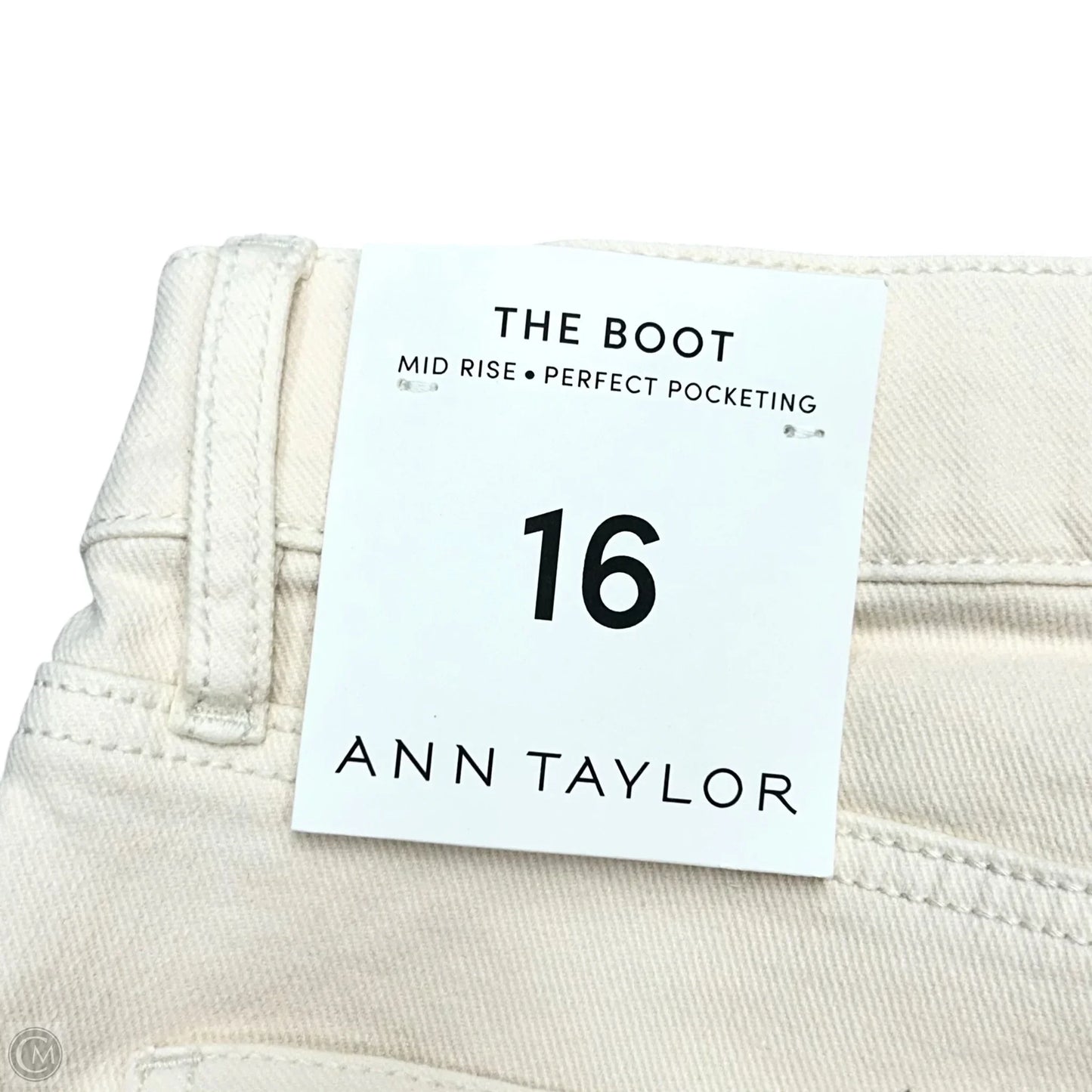Pants Boot Cut By Ann Taylor In Cream, Size: 16