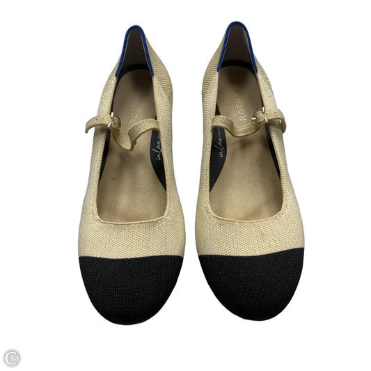 Shoes Heels Block By Rothys In Cream, Size: 9.5