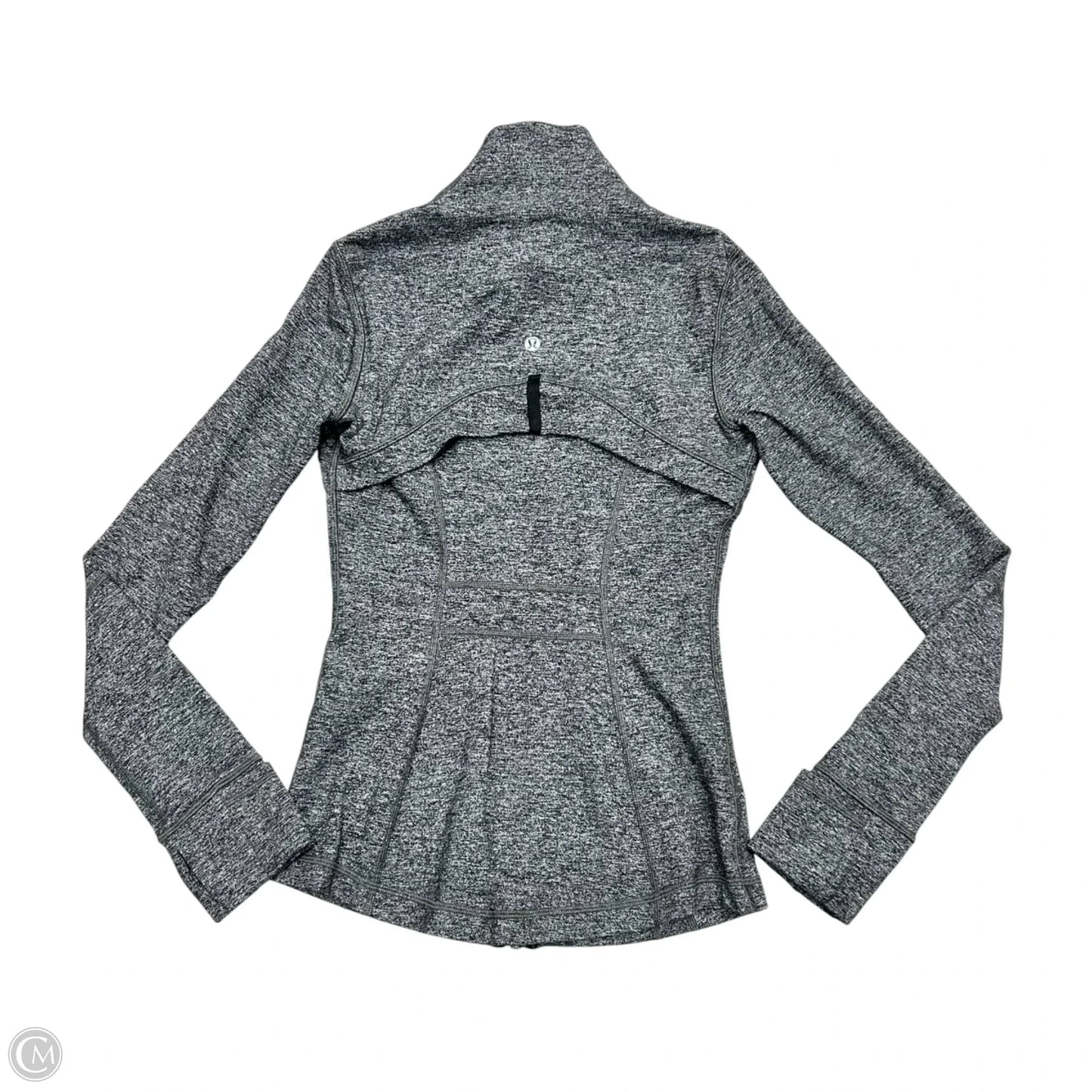 Athletic Jacket By Lululemon In Grey, Size: S