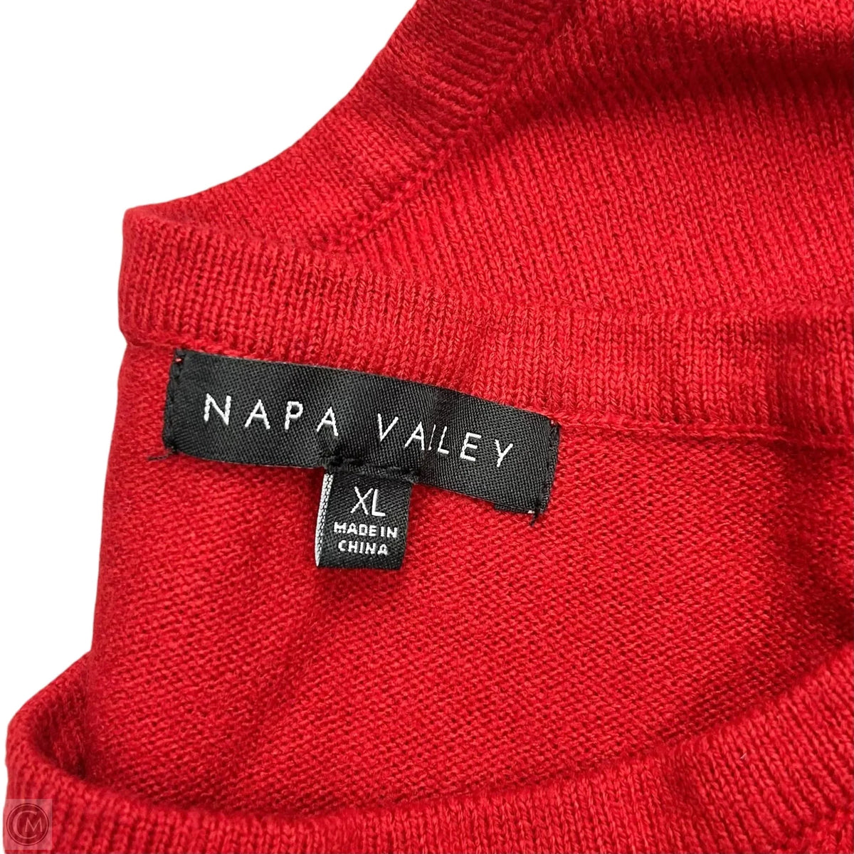 Sweater By Napa Valley In Red, Size: Xl