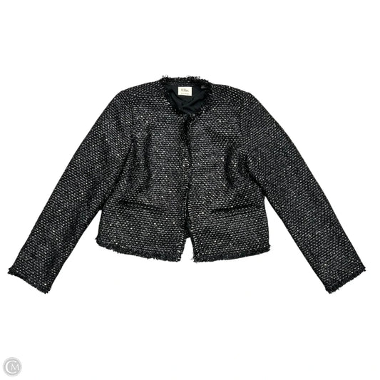 Blazer By Elie Tahari In Black & Gold, Size: M