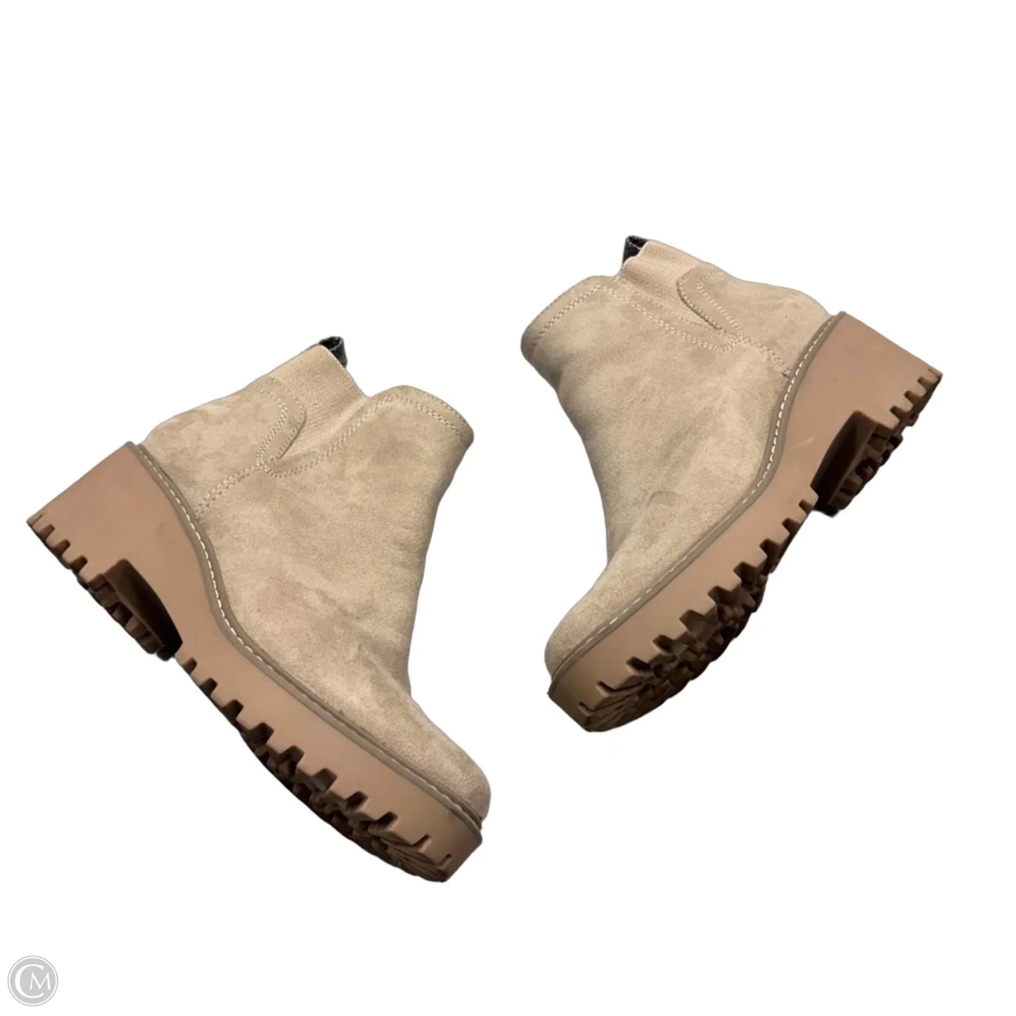 Boots Ankle Heels By Universal Thread In Tan, Size: 6