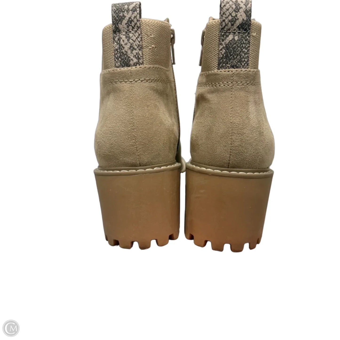 Boots Ankle Heels By Universal Thread In Tan, Size: 6