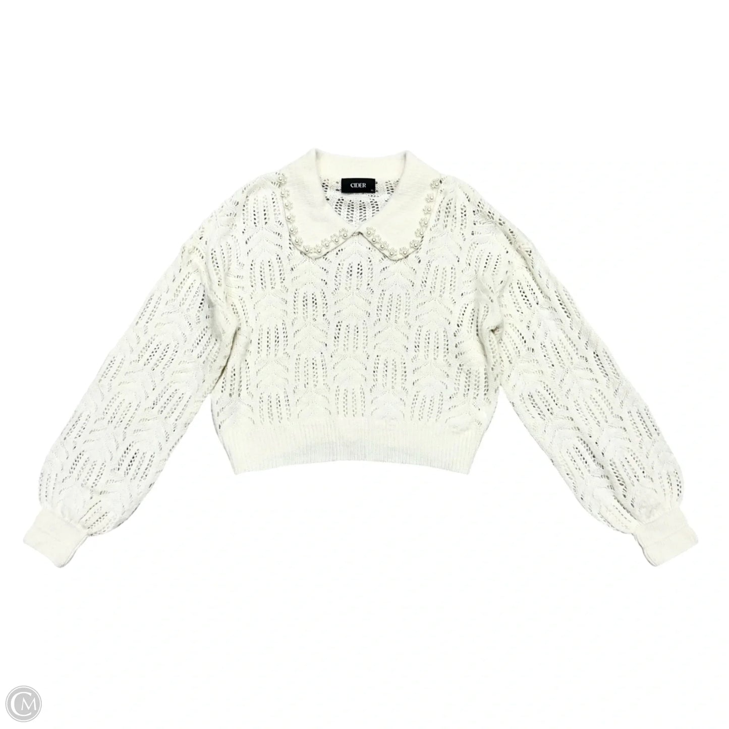 Sweater By Cider In Cream, Size: Xl