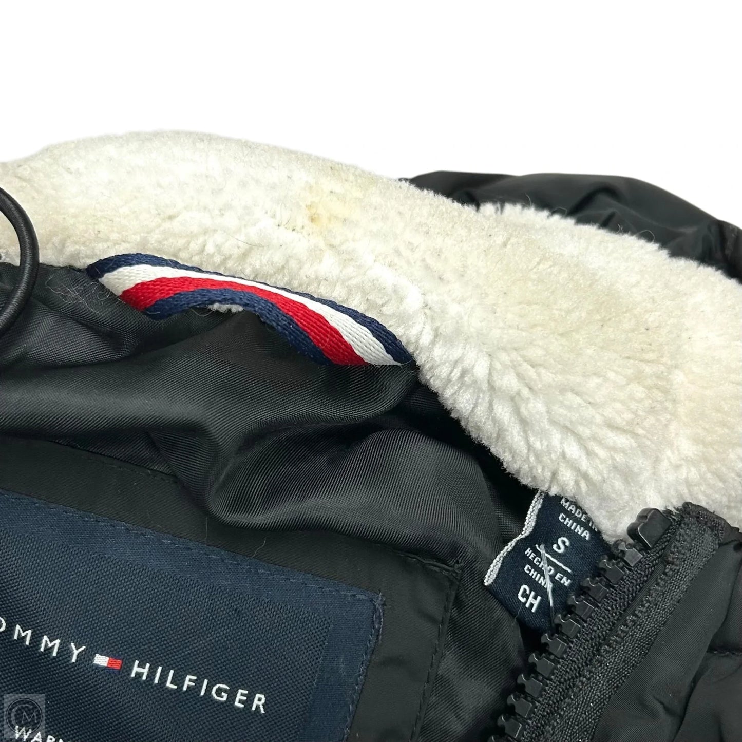 Coat Puffer & Quilted By Tommy Hilfiger In Black, Size: S