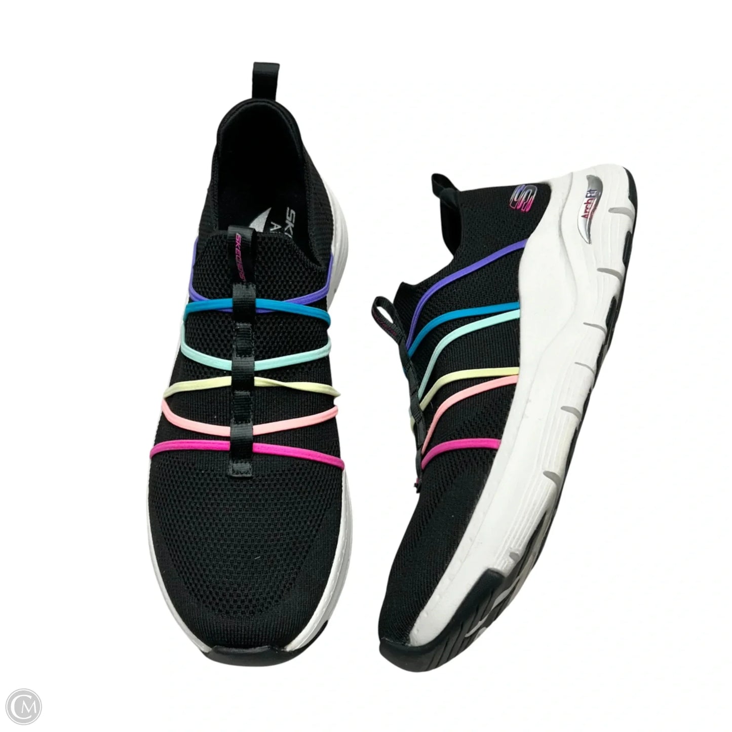Shoes Athletic By Skechers In Black, Size: 8
