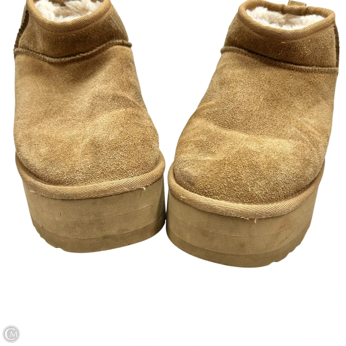 Boots Designer By Ugg In Tan, Size: 7