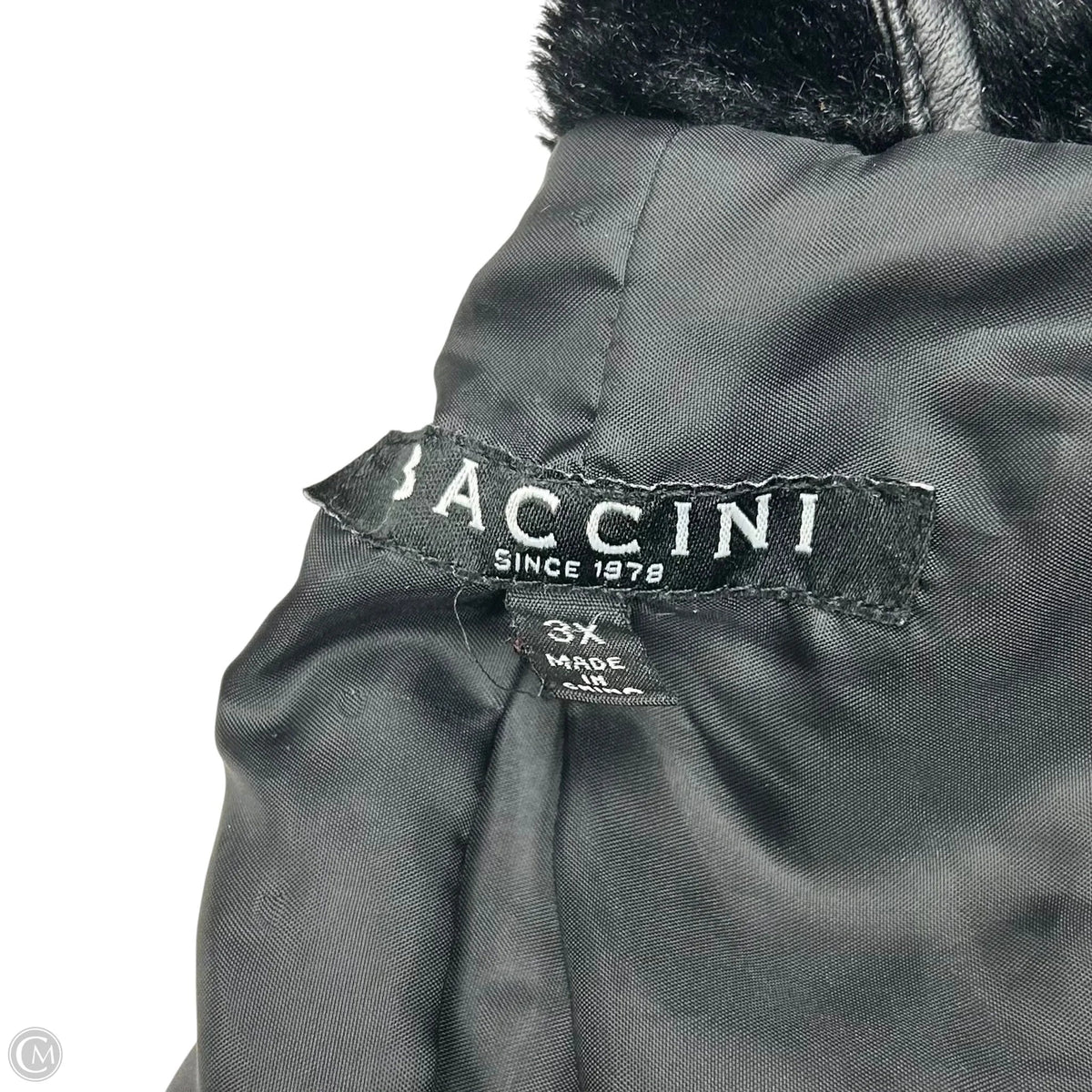 Coat Other By Baccini In Black, Size: 3x