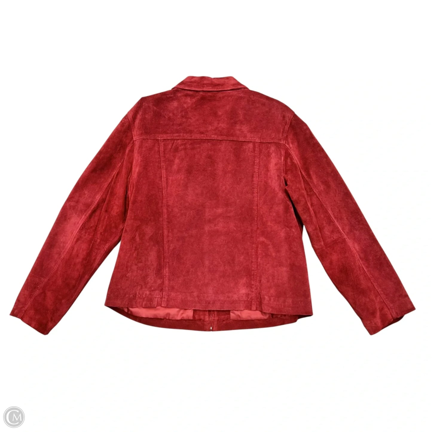 Jacket Leather By Atelier In Red, Size: Xl