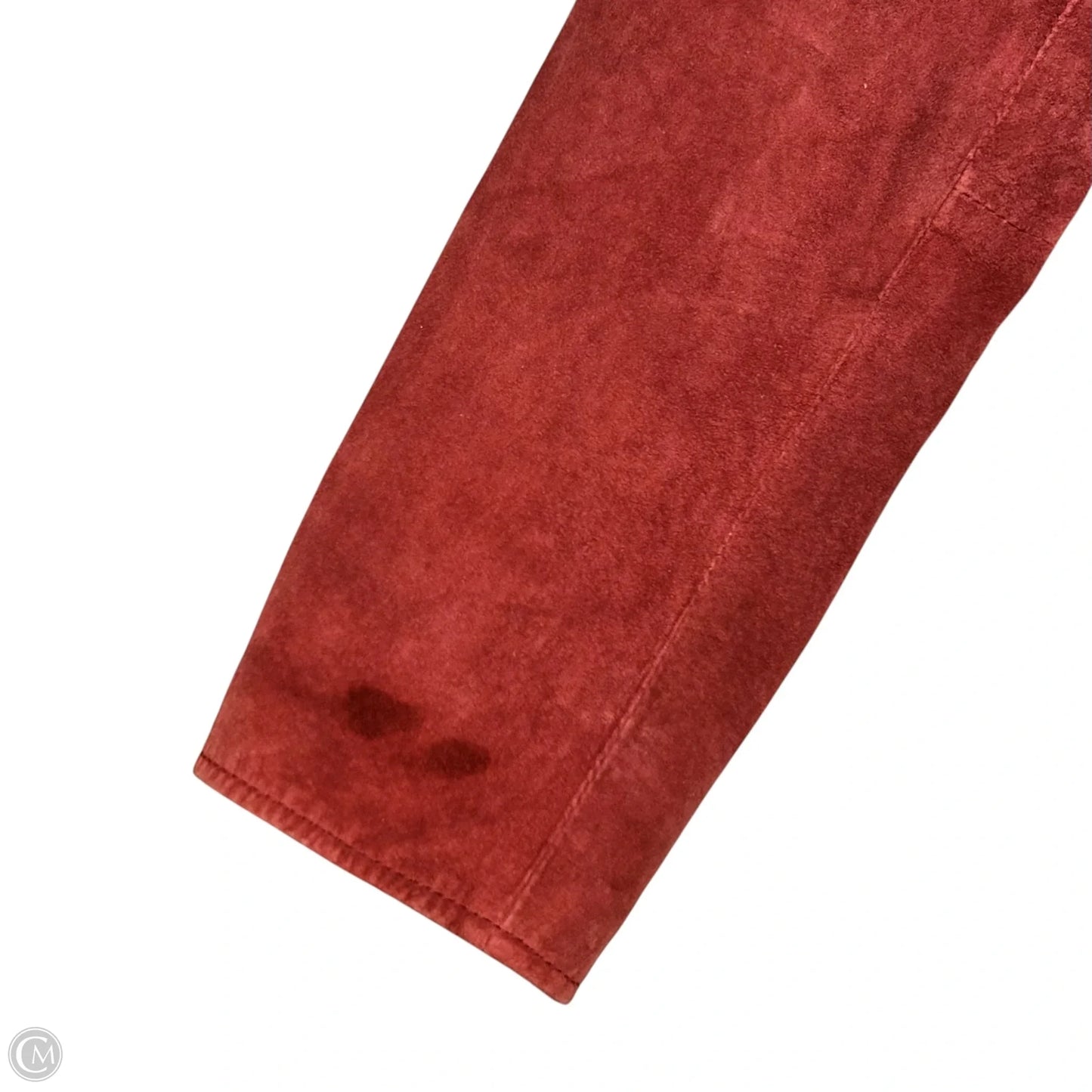 Jacket Leather By Valerie Stevens In Red, Size: Xl