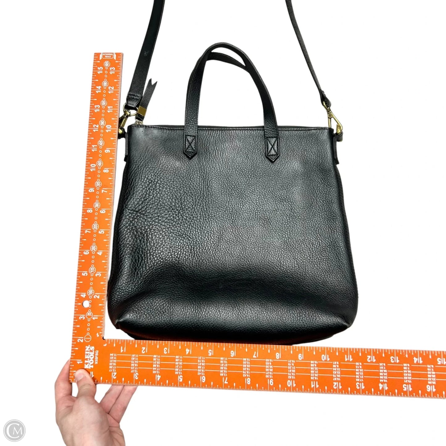Crossbody Leather By Madewell, Size: Medium