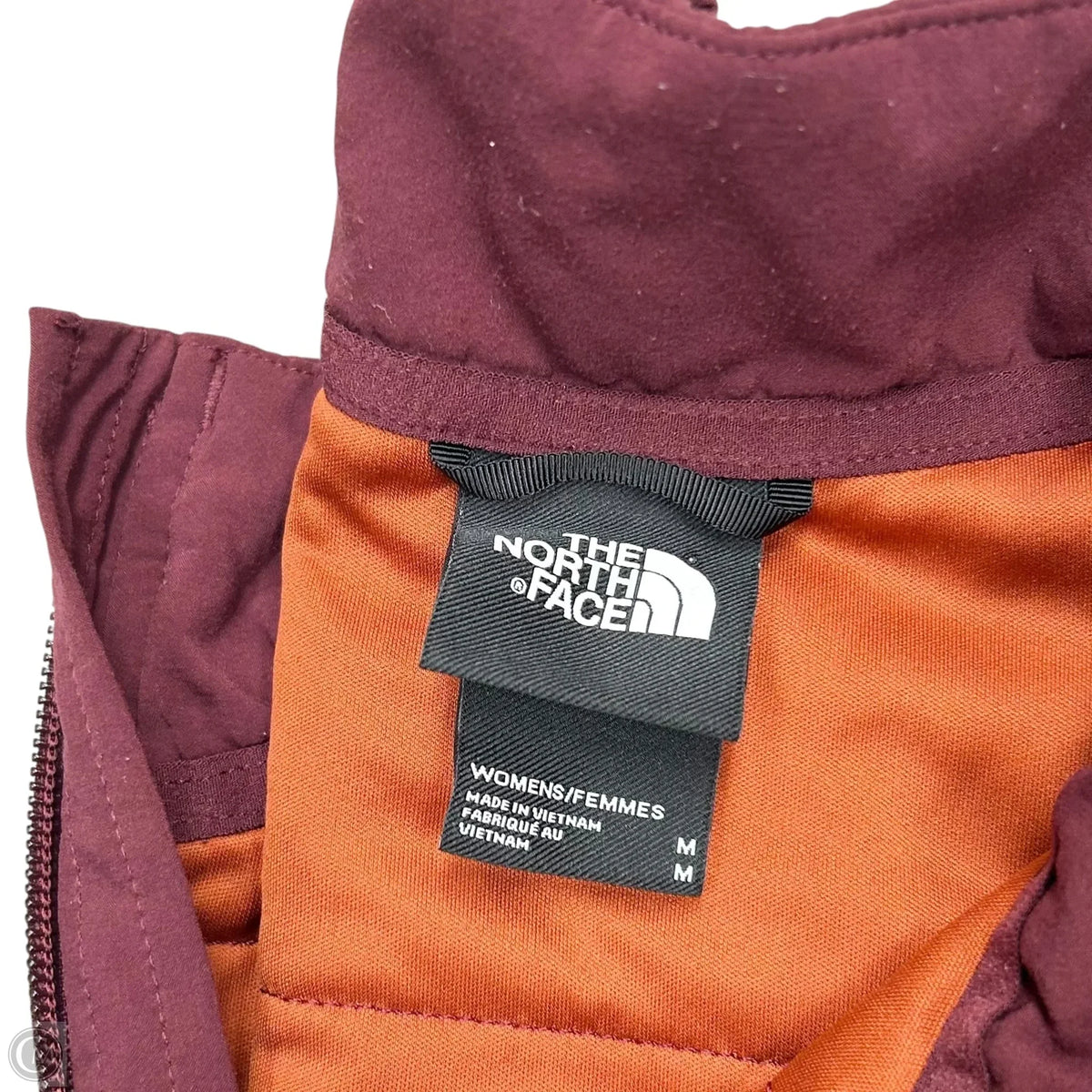 Athletic Jacket By The North Face In Maroon, Size: M