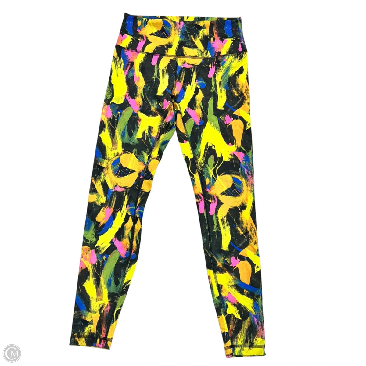 Athletic Leggings By Lululemon In Rainbow Print, Size: M