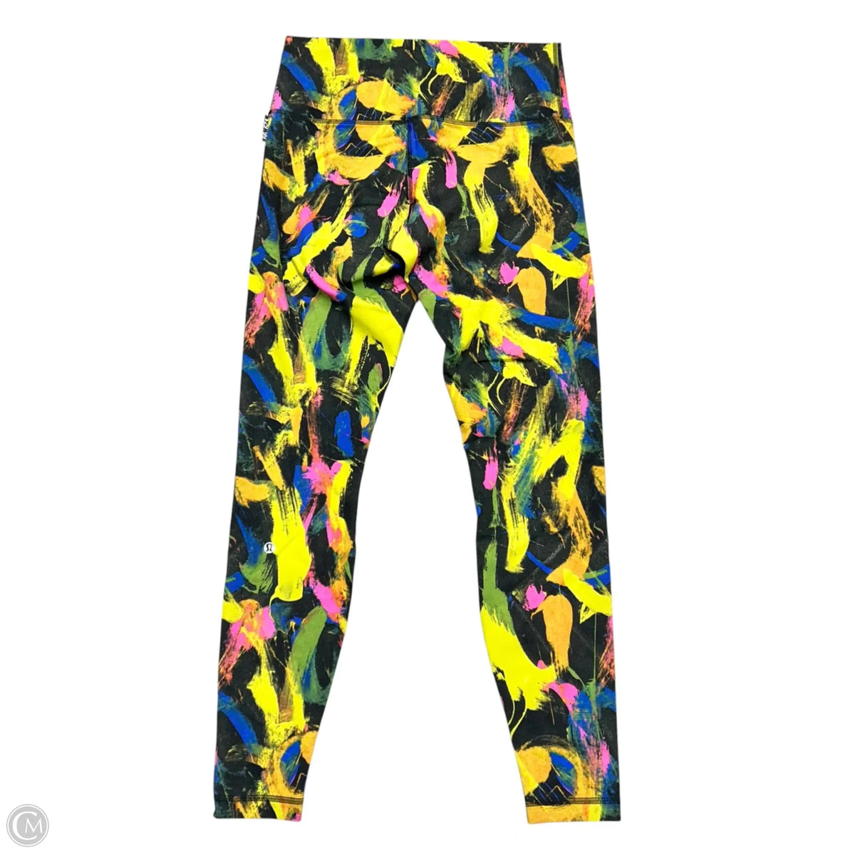 Athletic Leggings By Lululemon In Rainbow Print, Size: M