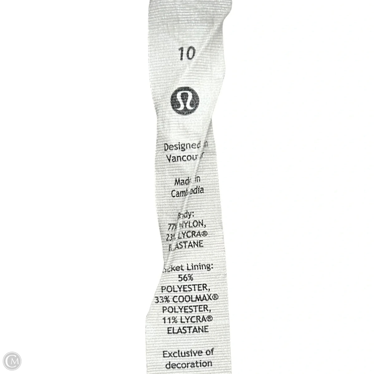 Athletic Leggings By Lululemon In Rainbow Print, Size: M