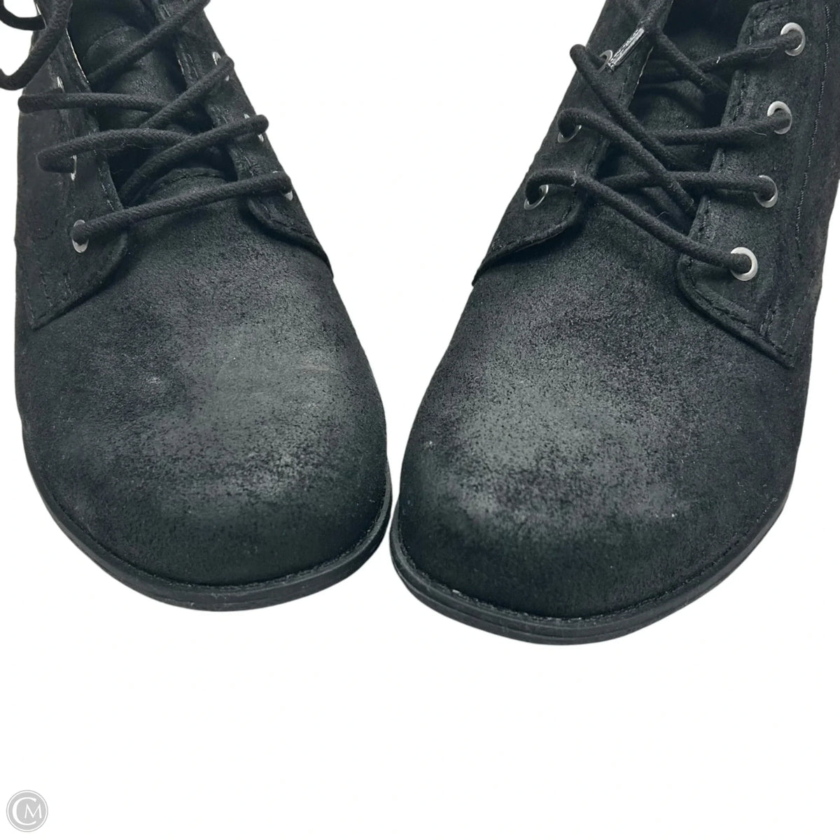 Boots Ankle Flats By Earth In Black, Size: 9.5