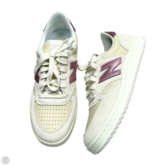 Shoes Sneakers By New Balance In Cream & Pink, Size: 10