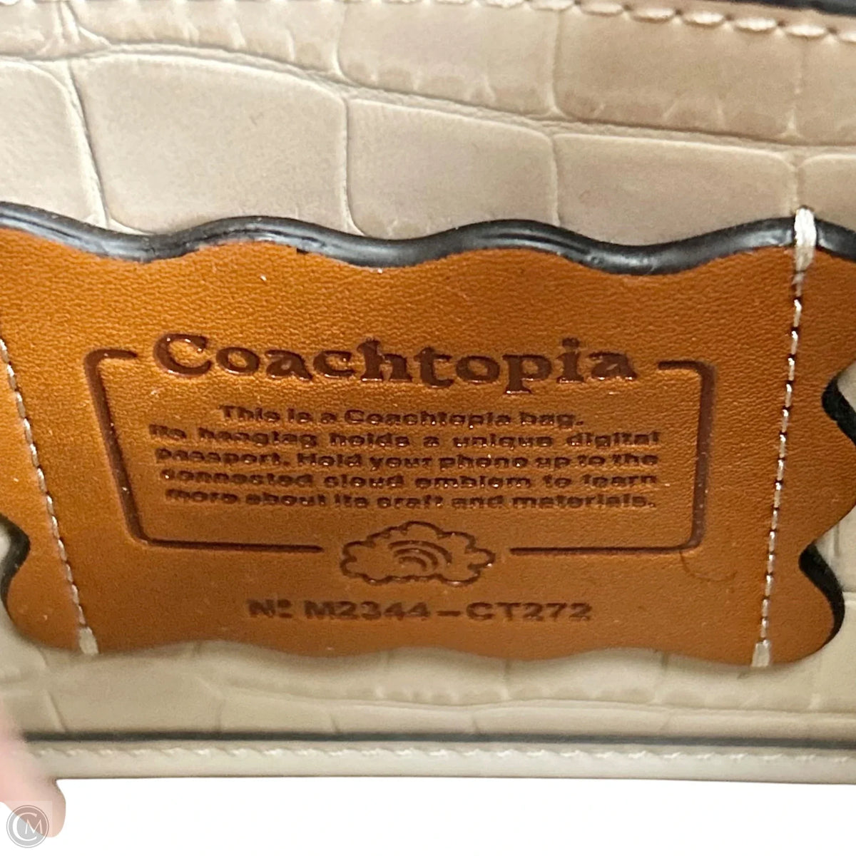 Handbag Designer By Coach, Size: Small