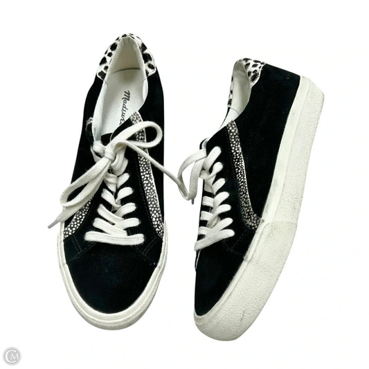 Shoes Sneakers By Madewell In Black & Cream, Size: 7