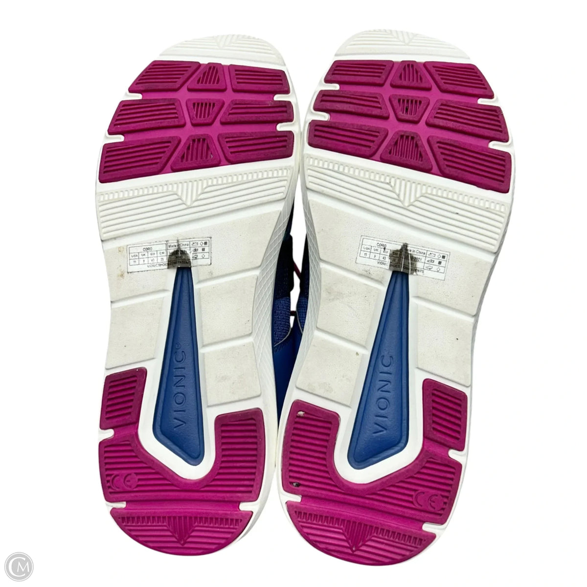 Shoes Athletic By Vionic In Blue & Pink, Size: 11