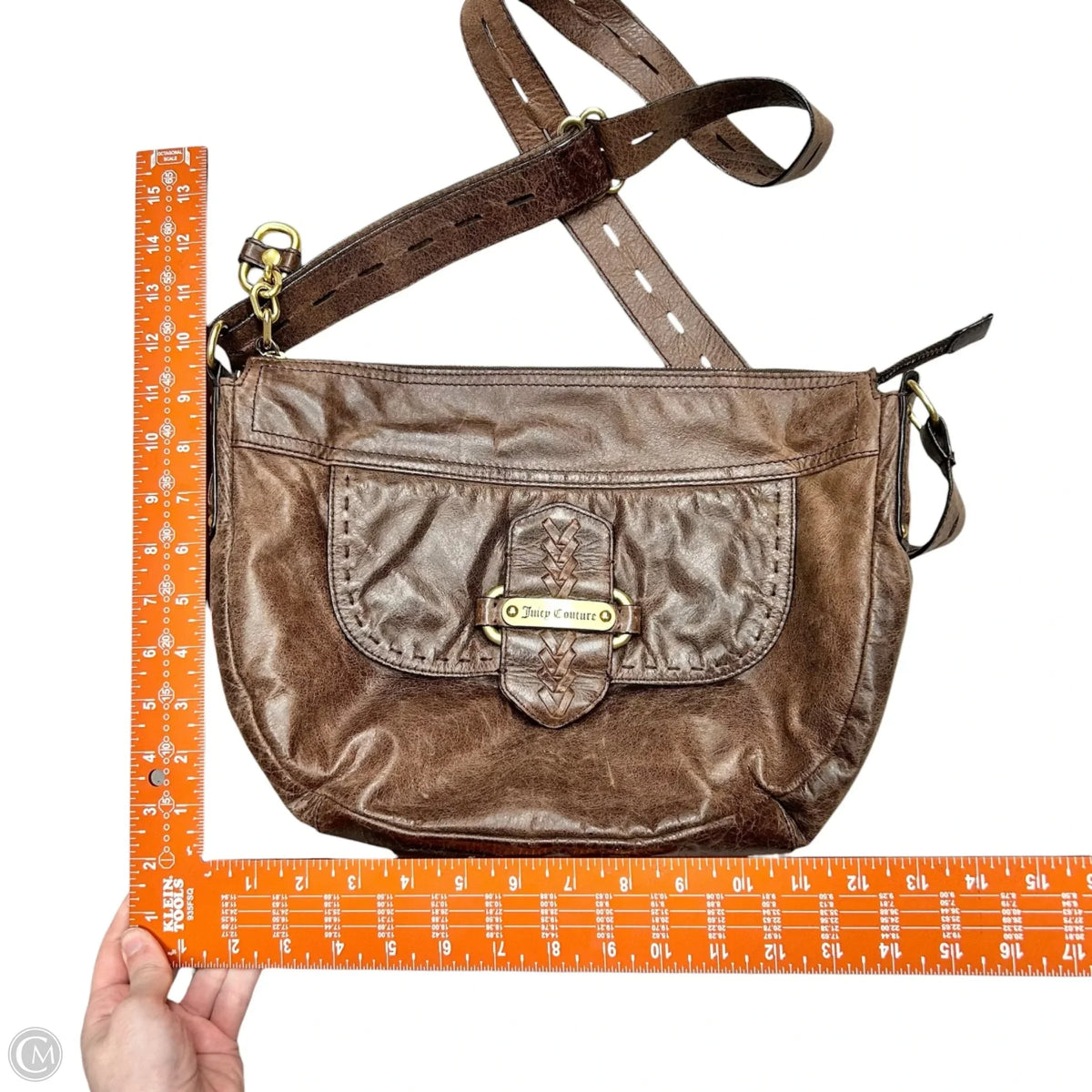 Crossbody Leather By Juicy Couture, Size: Medium