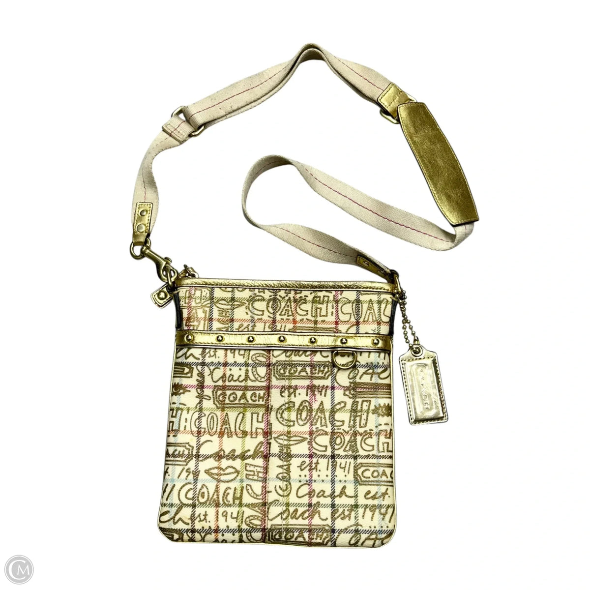 Crossbody Designer By Coach, Size: Small