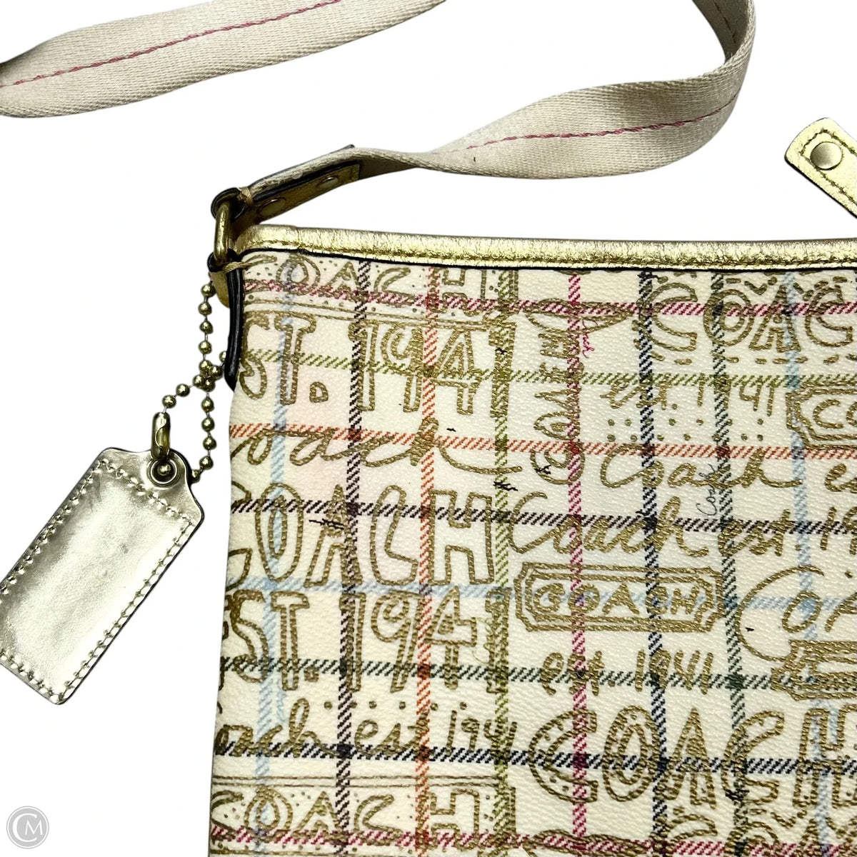 Crossbody Designer By Coach, Size: Small
