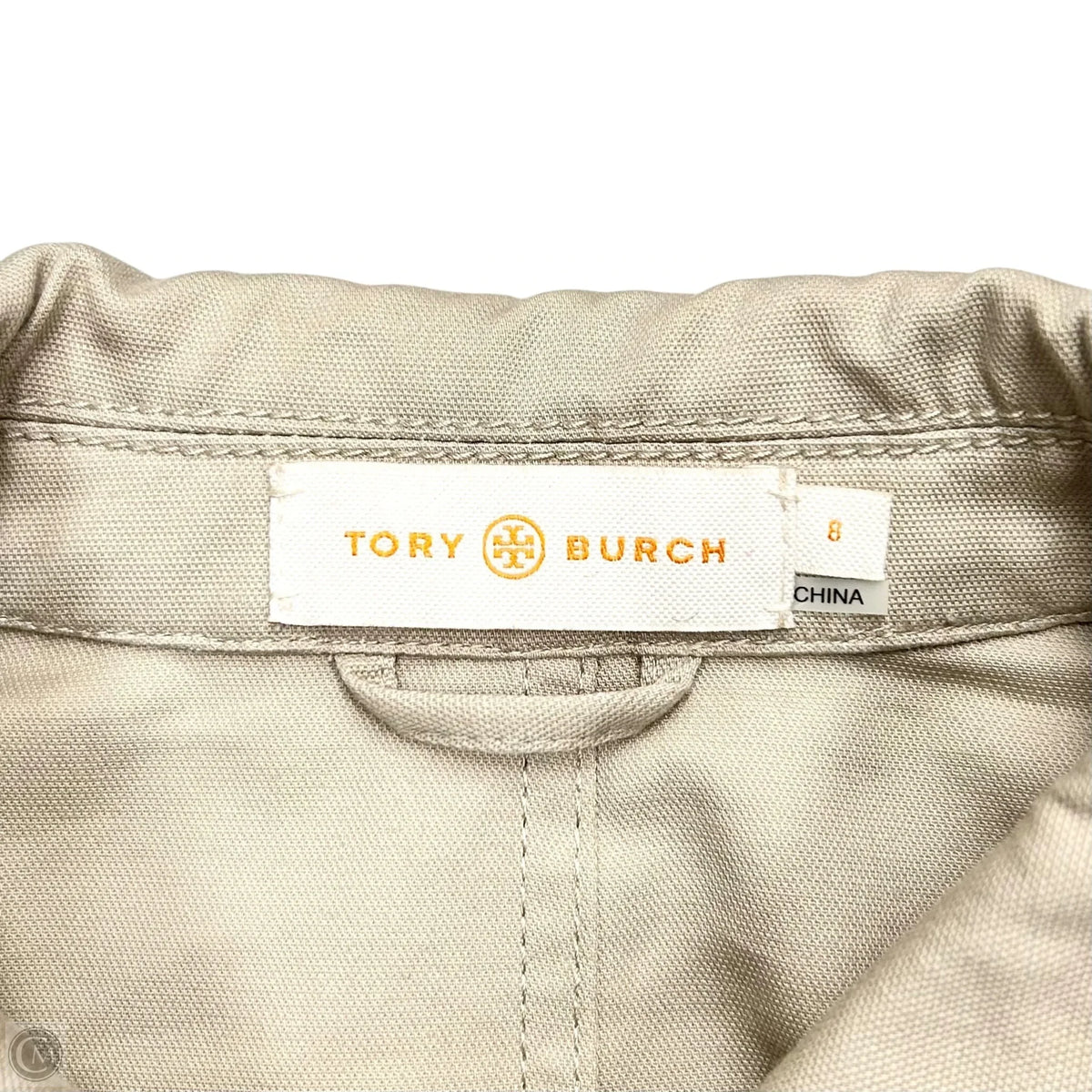 Coat Designer By Tory Burch In Tan, Size: M
