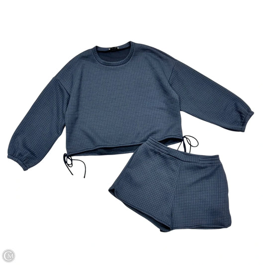 Lounge Set Shorts By Sadie & Sage In Navy, Size: M