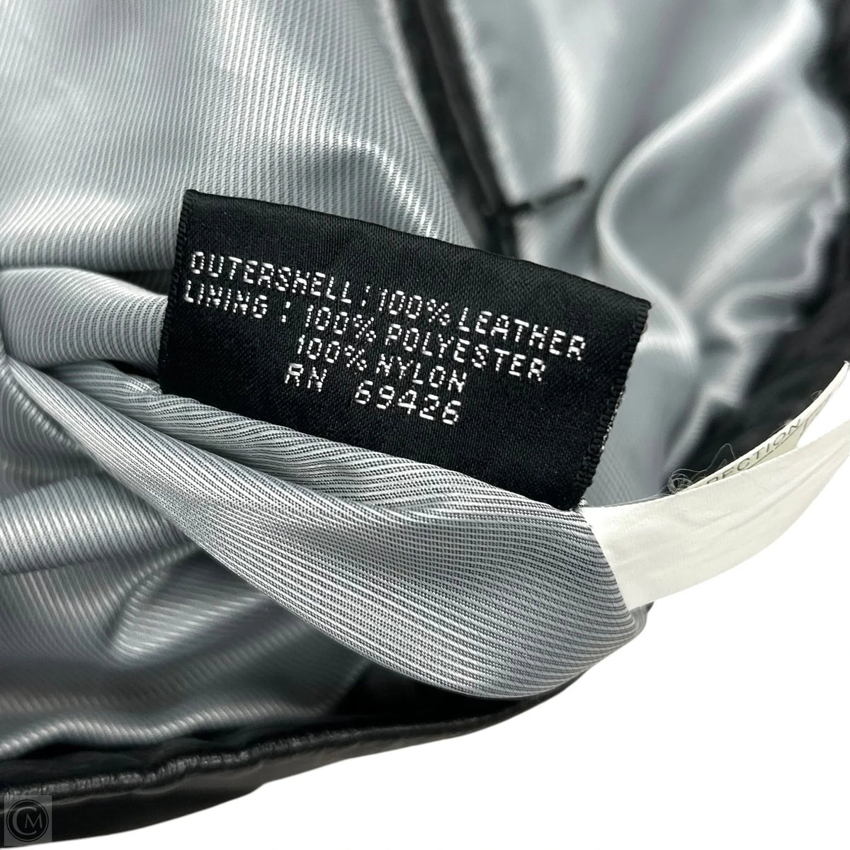 Jacket Leather By Wilsons Leather In Black, Size: L