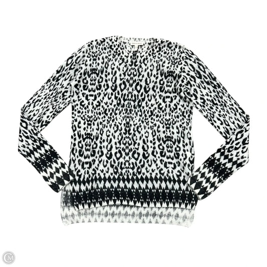 Sweater By Rebecca Taylor In Black & Grey, Size: M