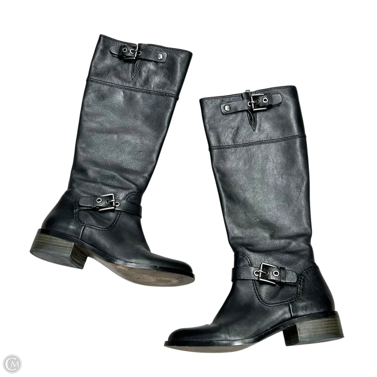 Boots Designer By Coach In Black, Size: 8