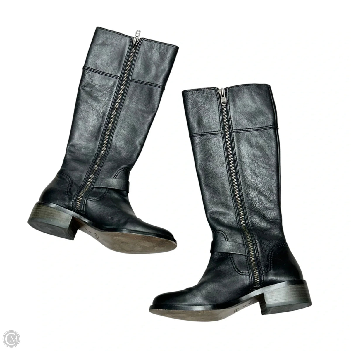 Boots Designer By Coach In Black, Size: 8