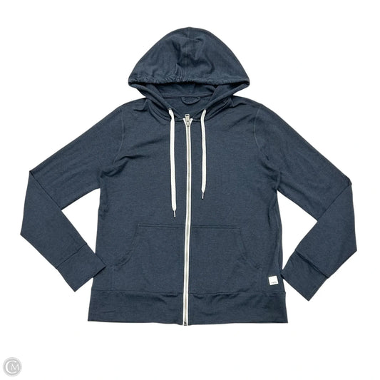 Athletic Sweatshirt Hoodie By Vuori In Grey, Size: S