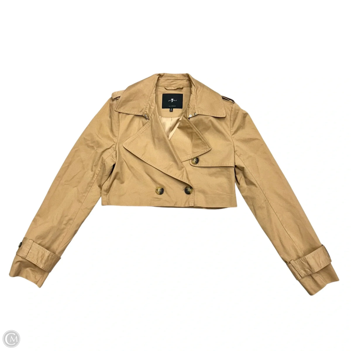 Jacket Other By 7 For All Mankind In Tan, Size: S