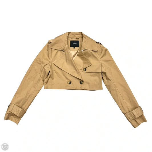Jacket Other By 7 For All Mankind In Tan, Size: S