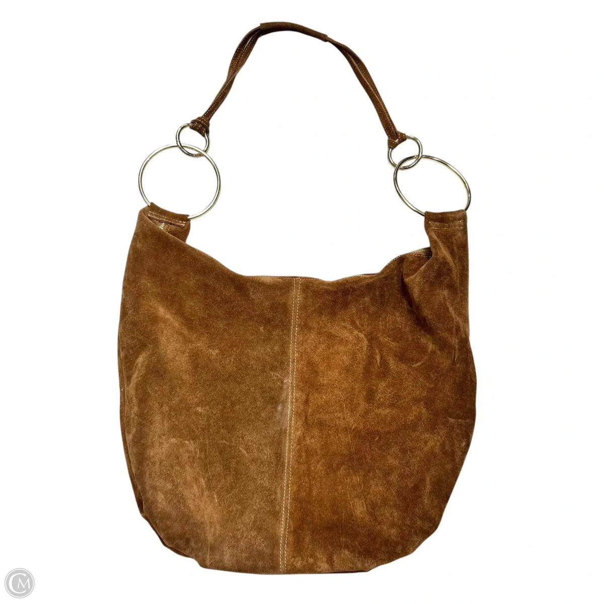 Handbag Leather By Marlon, Size: Large