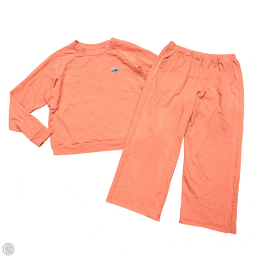 Athletic Pants 2pc By Patagonia In Orange, Size: M