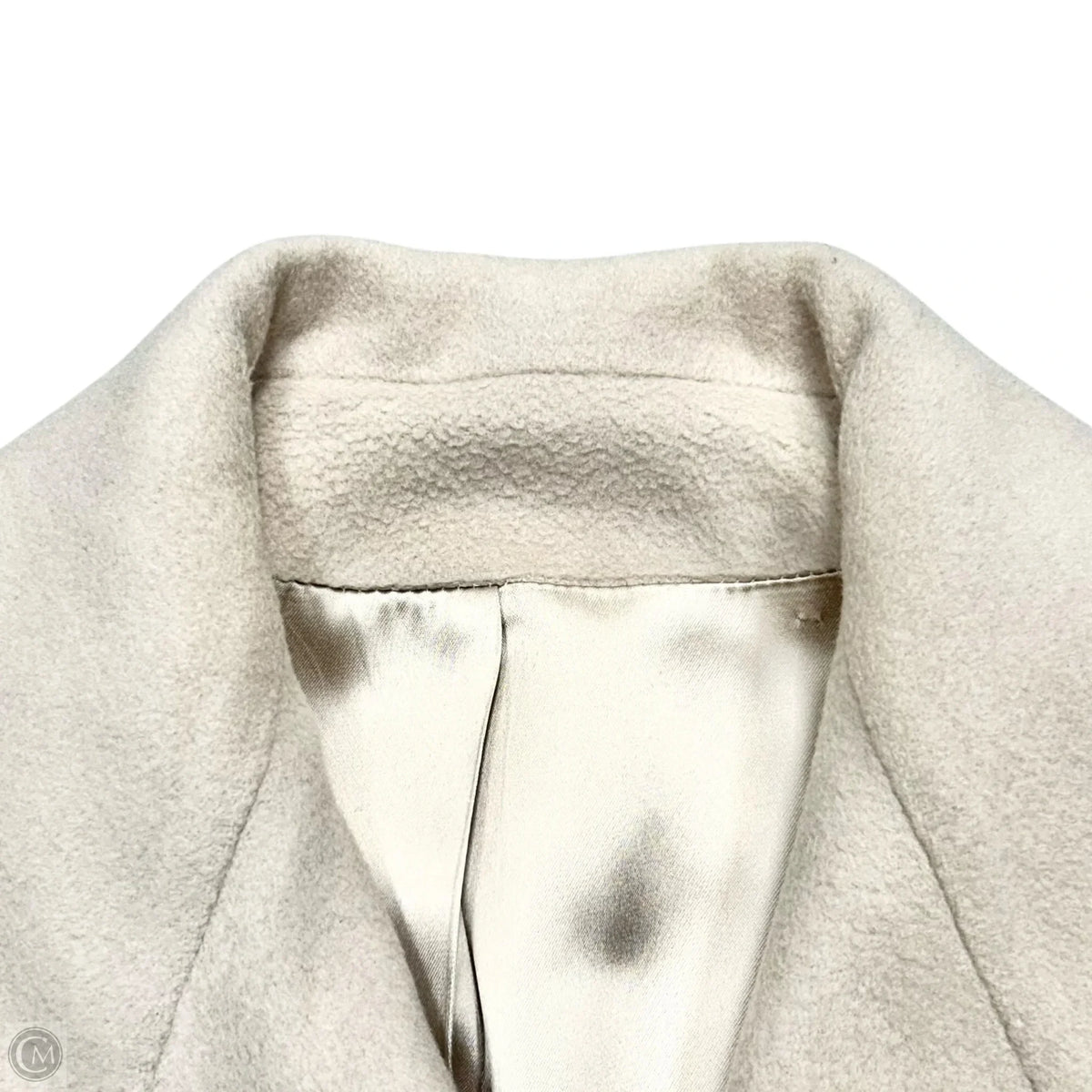 Coat Designer By Neiman Marcus In Cream, Size: S