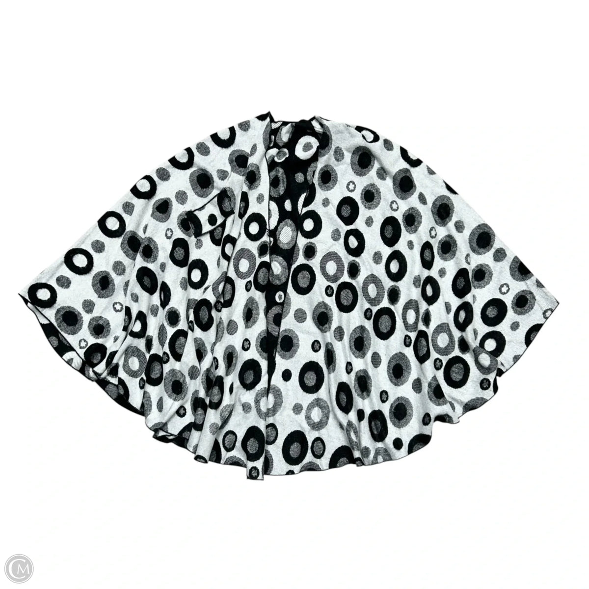 Shawl Cashmere In Black & Grey